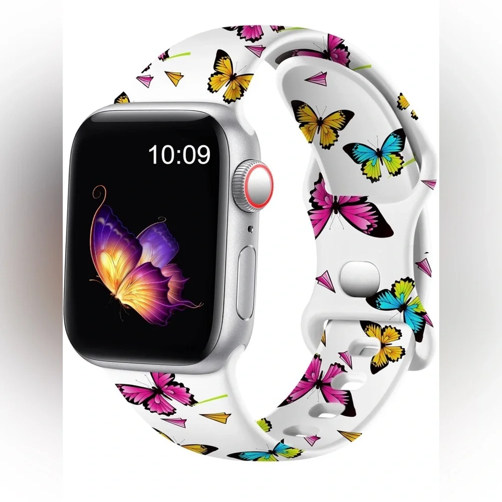 New! Butterfly theme Apple Watch band 42mm 44mm 45mm 🎈2 for $5 🎈